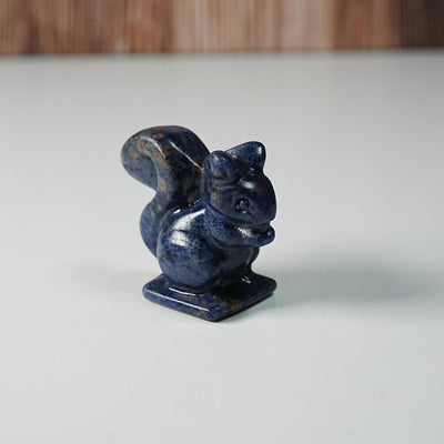 Sodalite Squirrel - Carving