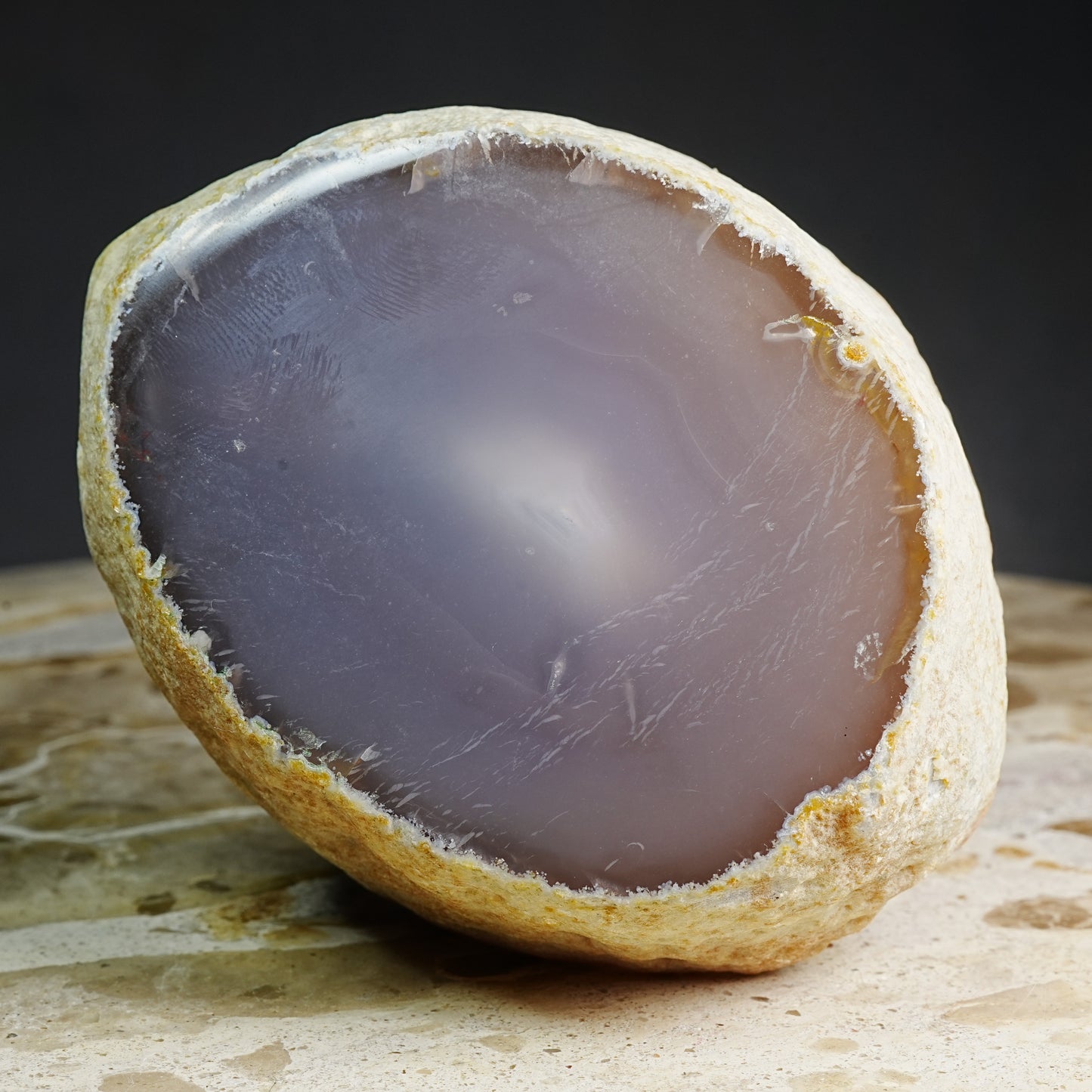 Polished Chalcedony Agate - Display Piece