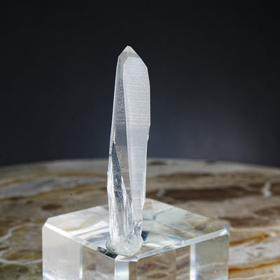 Lemurian Quartz Crystal Large Optically Clear - Mineral
