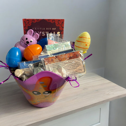 Rock & Crystal Themed Easter Baskets - Pick Up at Reno Crystal Festival