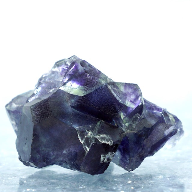 Bi-Color Fluorite Cluster - Mineral Specimen