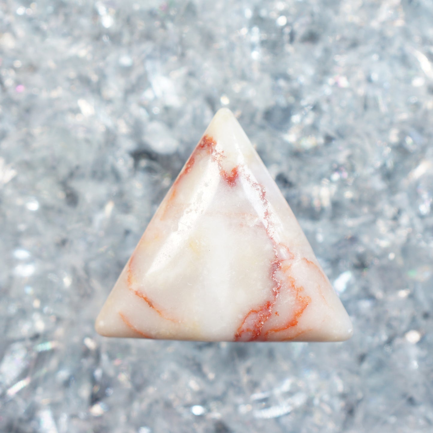 Red Onyx - Puffed Triangle