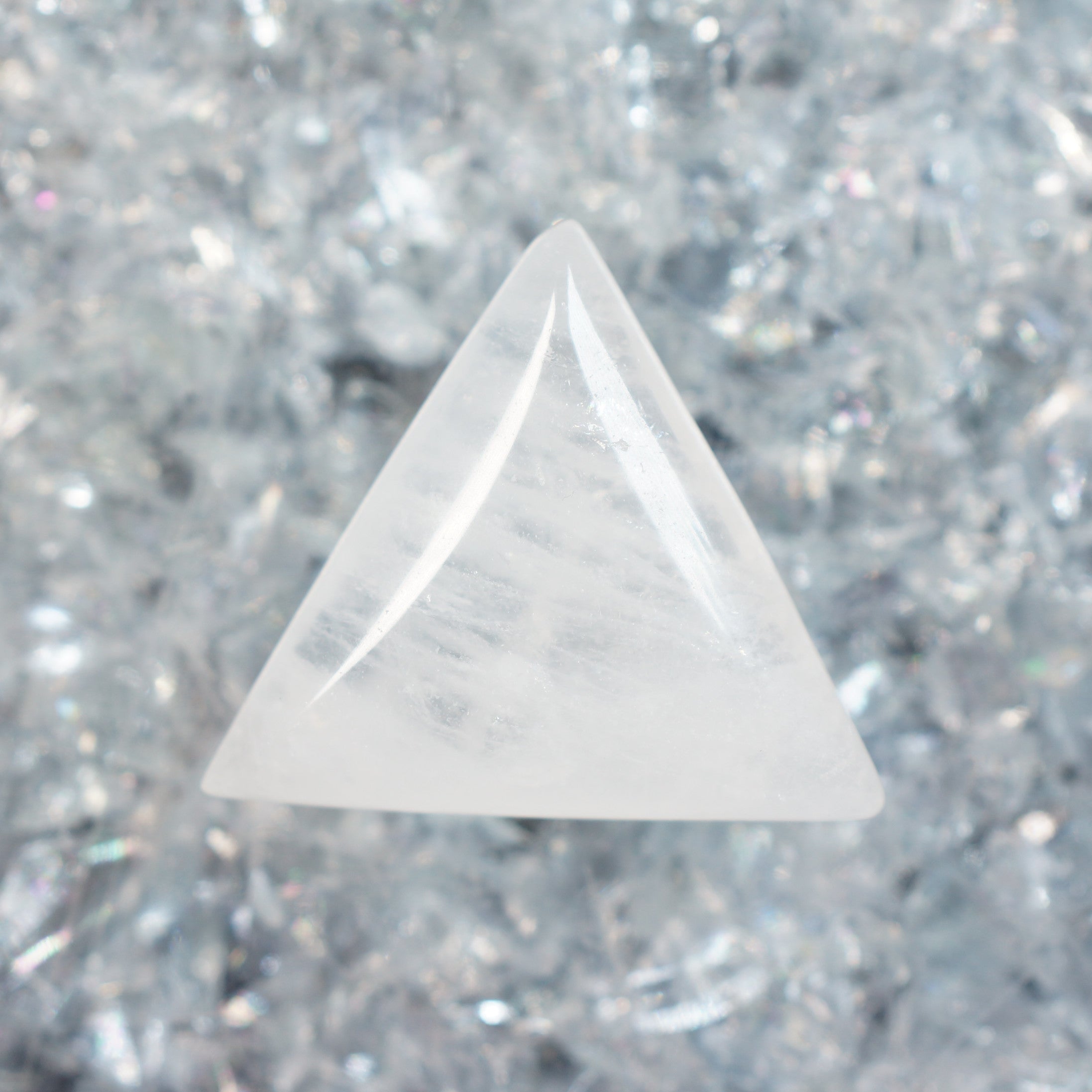 Quartz - Puffed Triangle – CrystalBarista