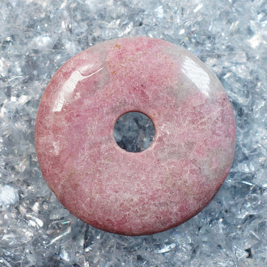 Rhodonite - Stone Donut or Pi Stone