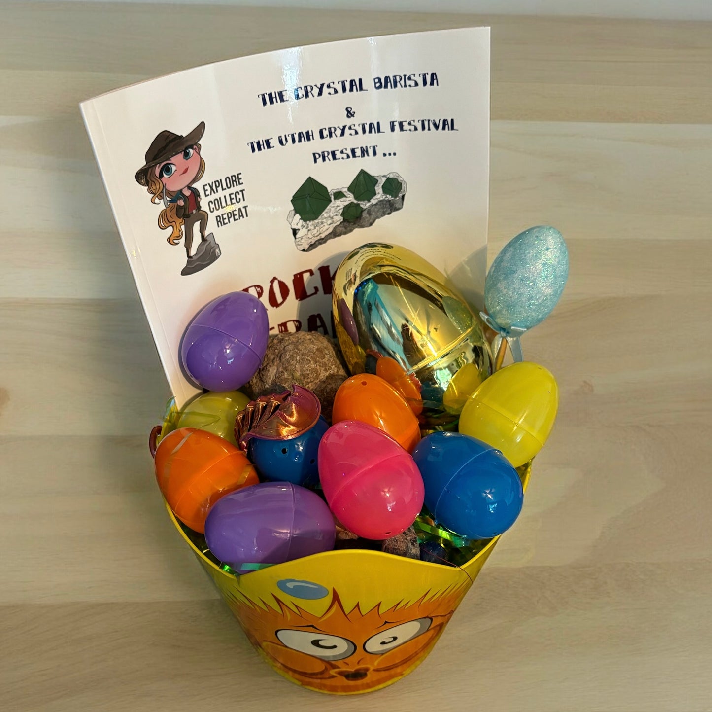 Rock & Crystal Themed Easter Baskets - Pick Up at Reno Crystal Festival