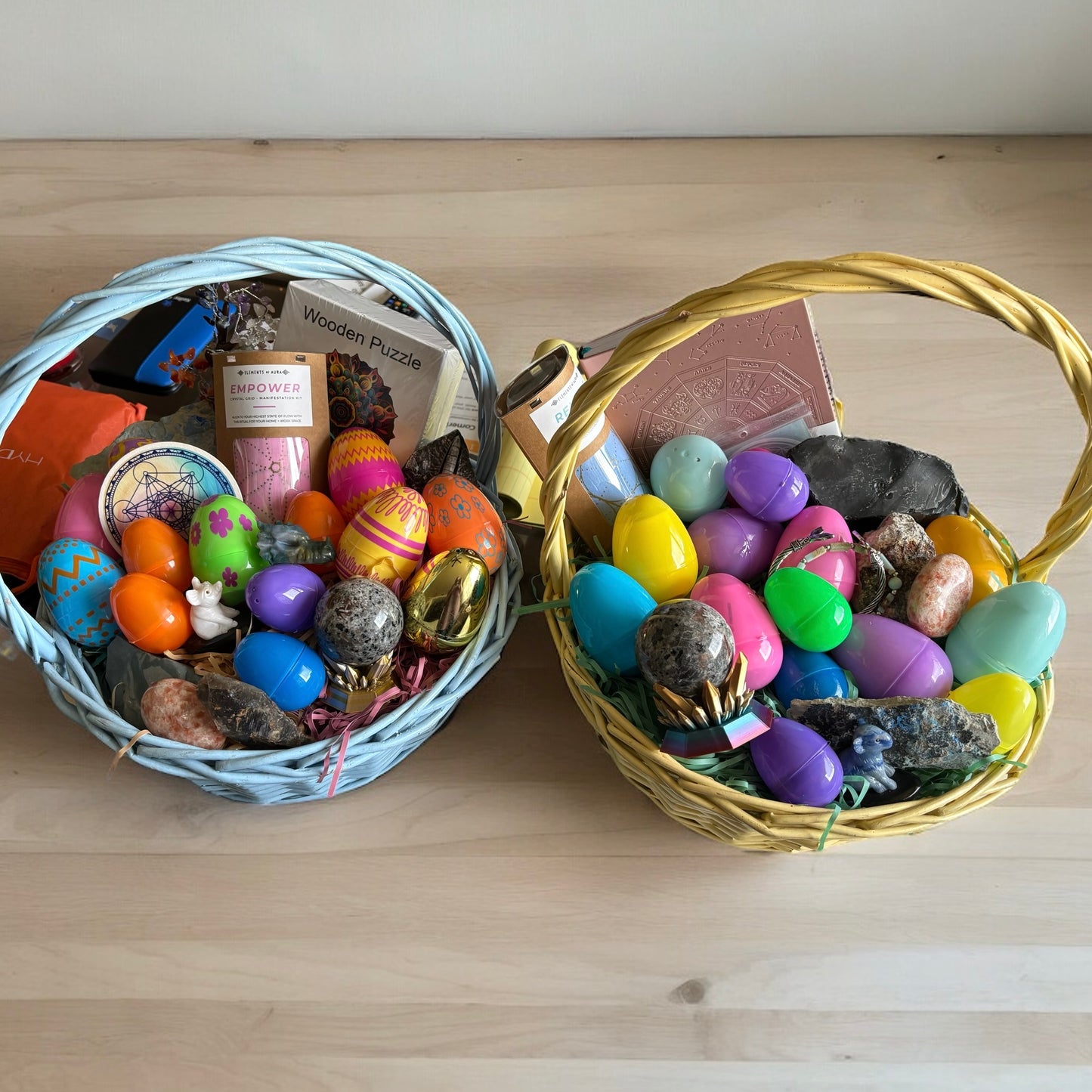Rock & Crystal Themed Easter Baskets - Pick Up at Reno Crystal Festival