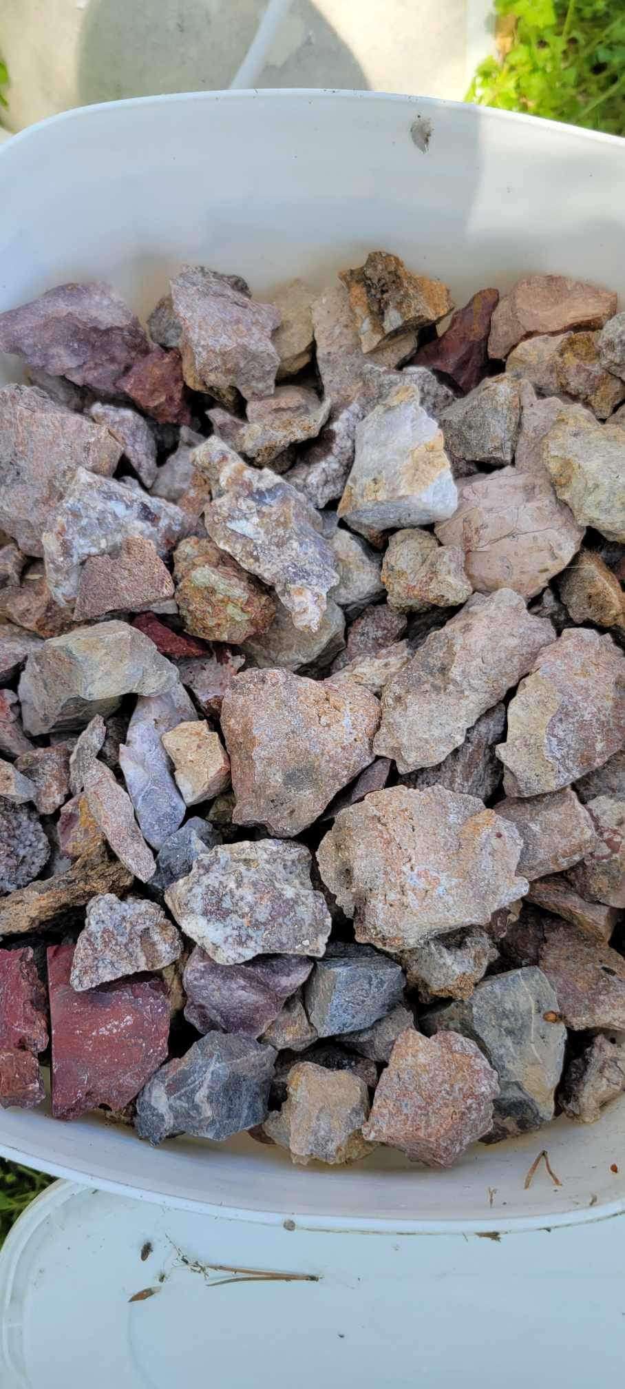 Mixed Media Rough Rocks 1lb Mixed Rough Rock for Lapidary & Tumbling ā CrystalBarista