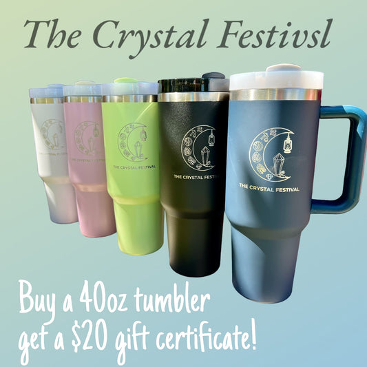 40oz Insulated Crystal Festival Tumbler