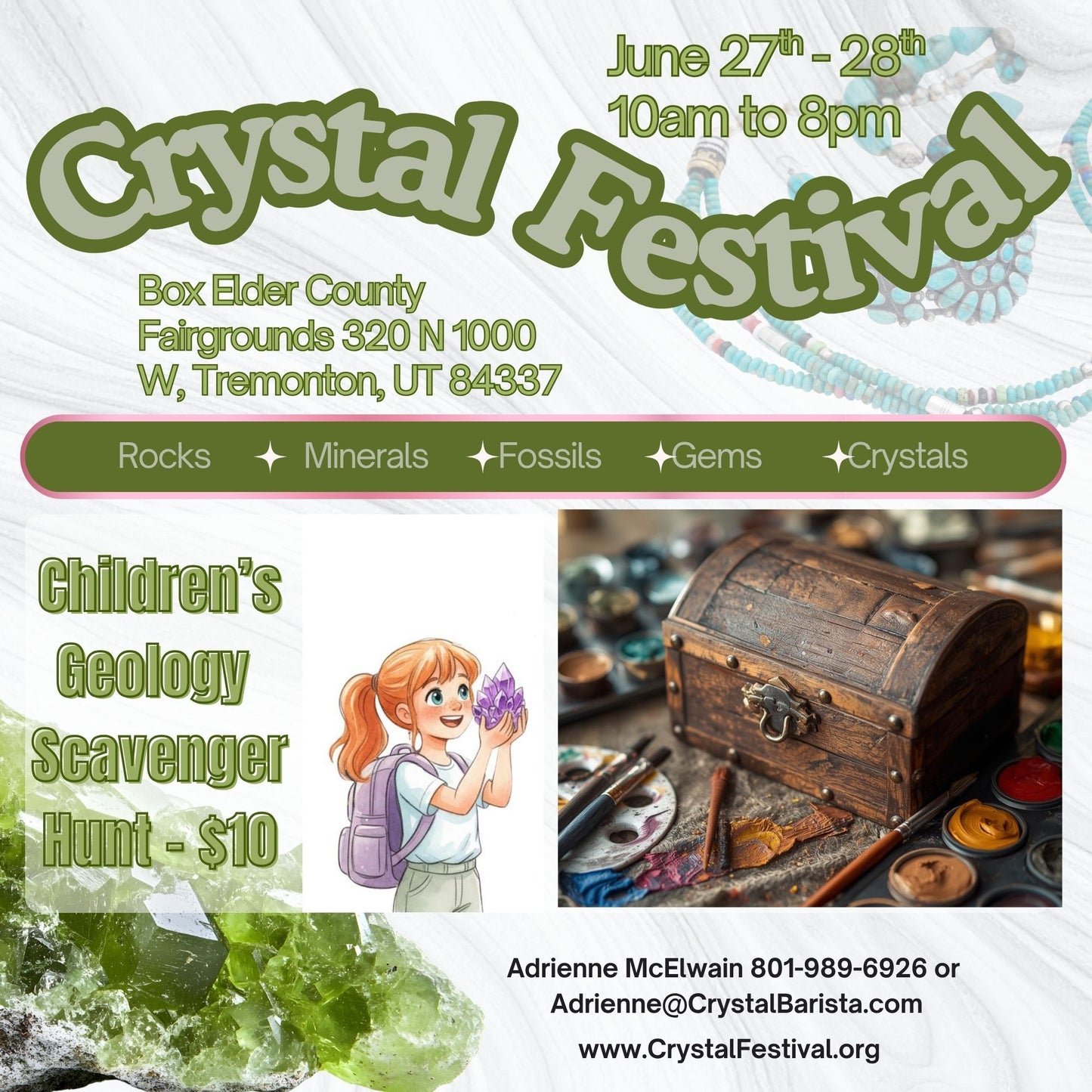 Geology Scavenger Hunt - Tremonton Crystal Festival