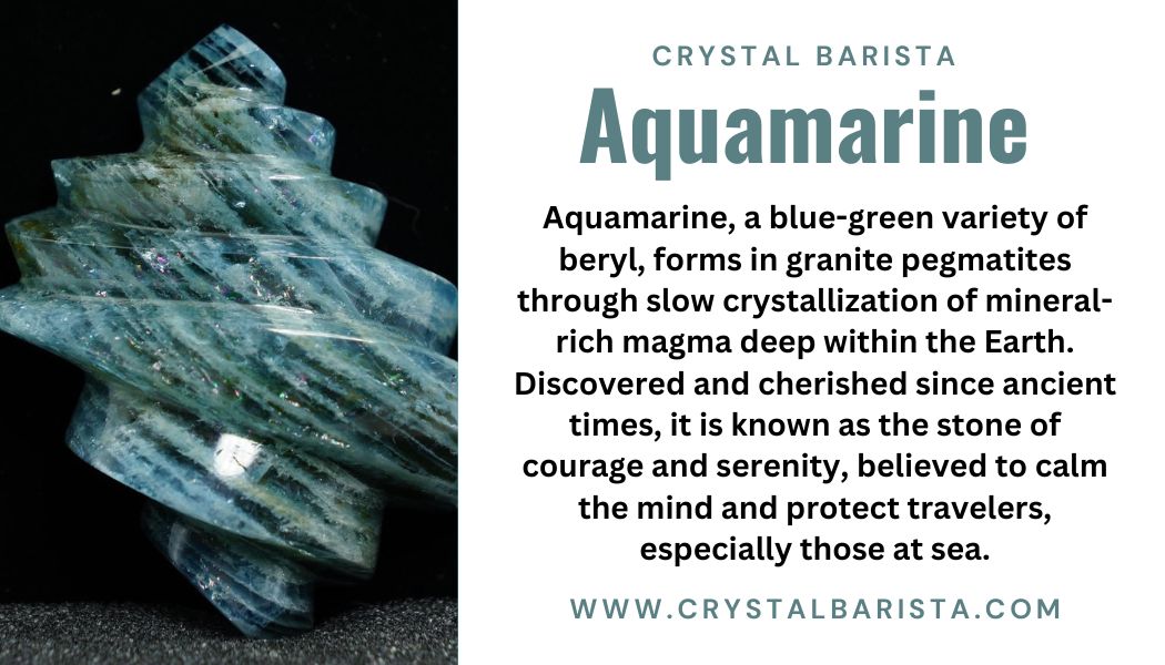 Aquamarine Crystal from: Brazil - Mineral