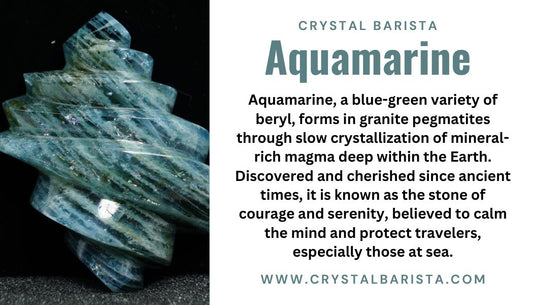 Aquamarine Crystal from: Brazil - Mineral