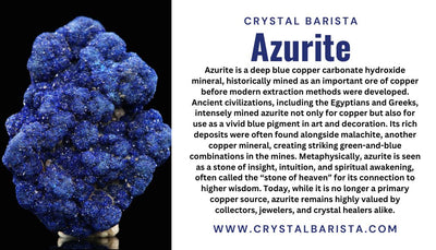 Azurite in Quartz - Sphere