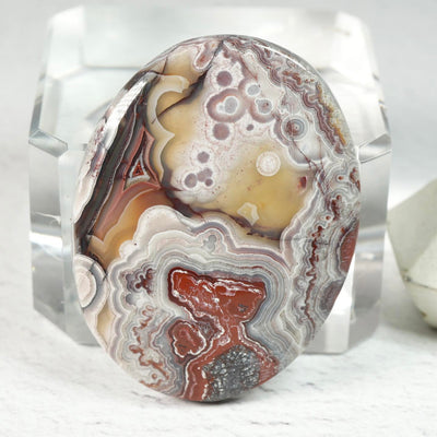 Crazy Lace Agate • Cabochon