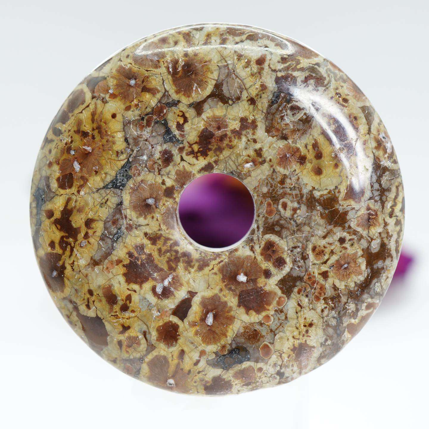 Astroid Jasper - Stone Donut or Pi Disc