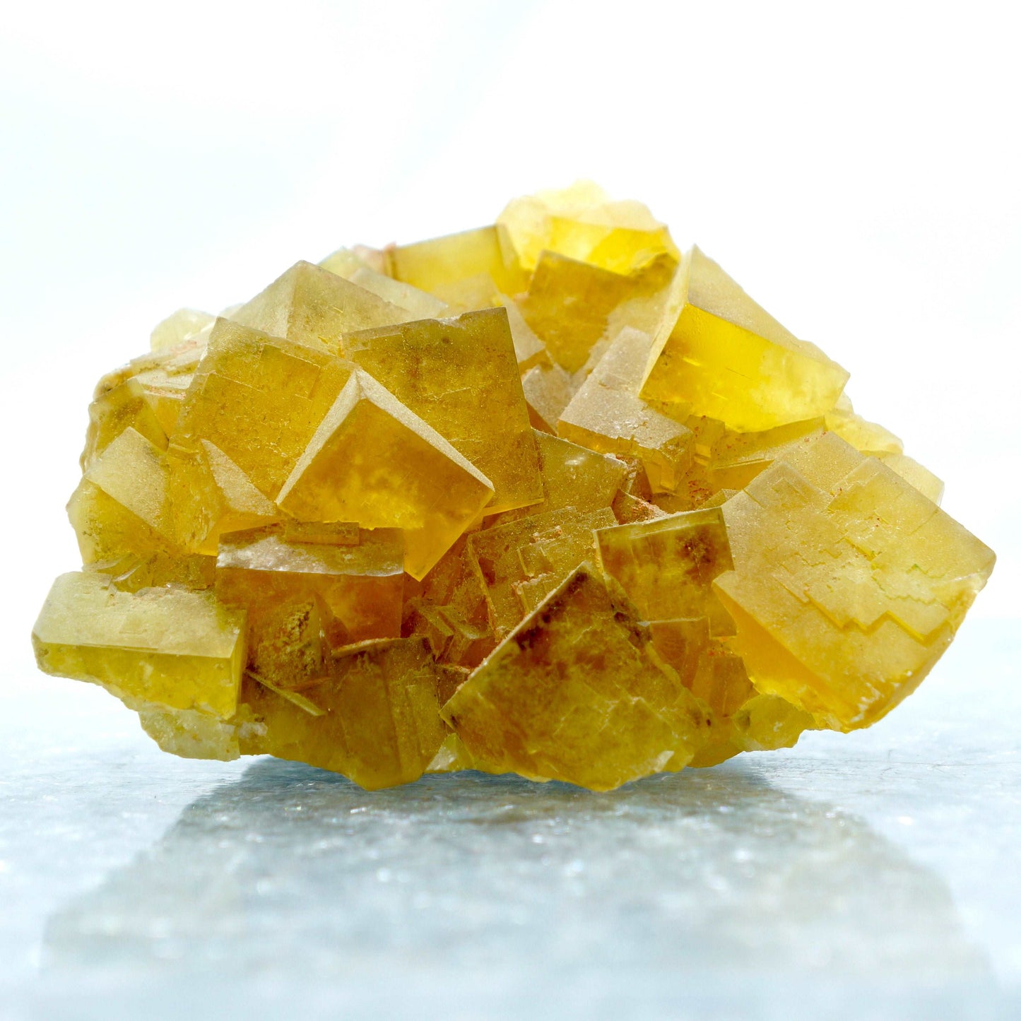 Yellow Fluorite Cluster - Mineral Specimen
