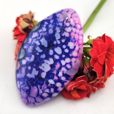 Dragon Scale Agate - Drilled Pendant