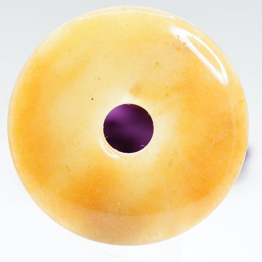 Yellow Calcite - Stone Donut or Pi Stone