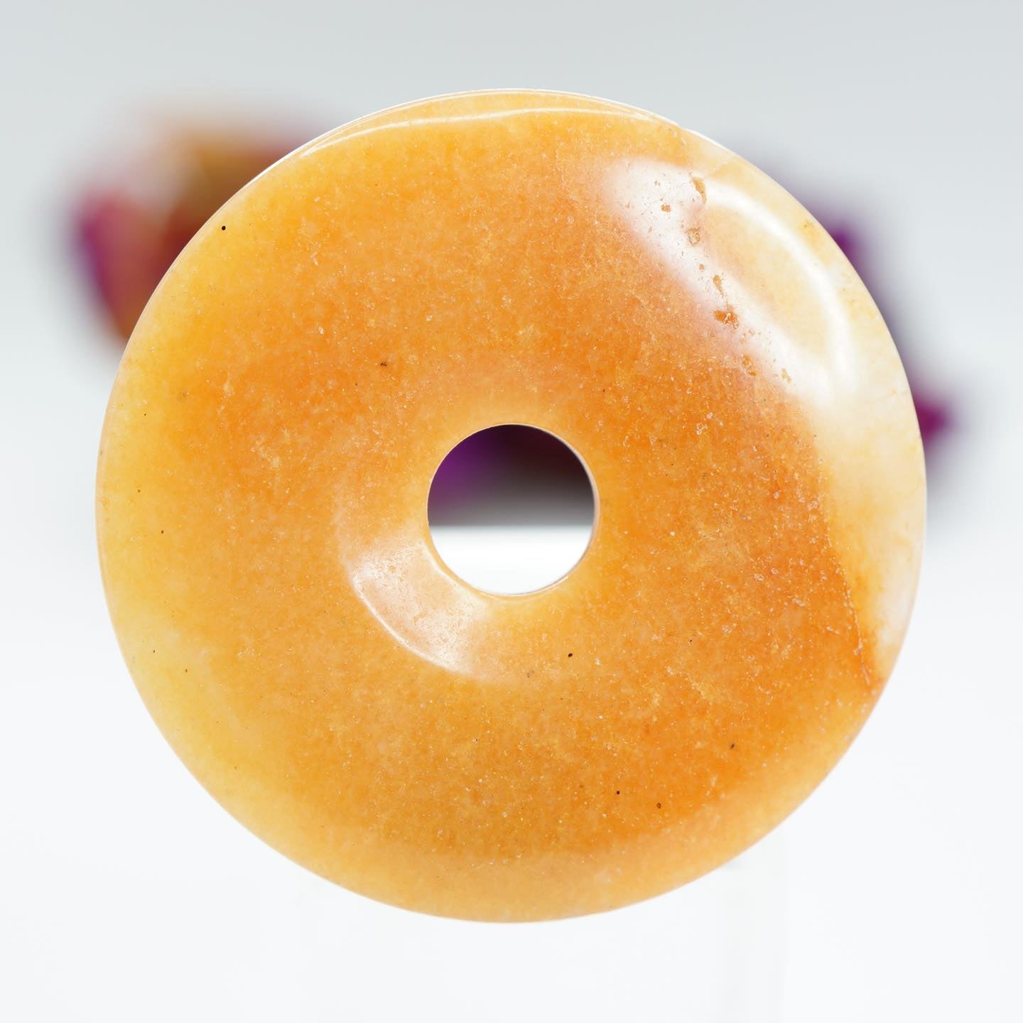 Orange Aventurine - Stone Donut or Pi Stone