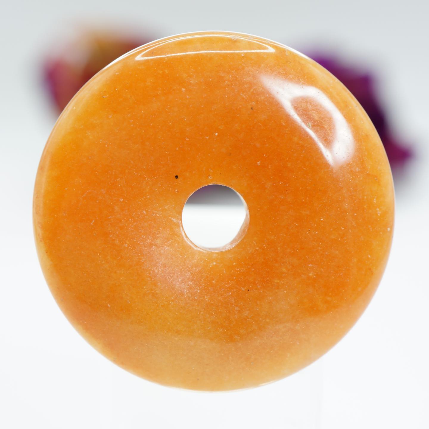 Orange Aventurine - Stone Donut or Pi Stone