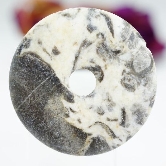 Fossil Jasper - Stone Donut or Pi Stone