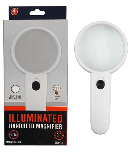 Illuminated Hand Held Magnifier