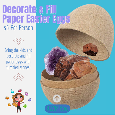 Decorate & Fill: Gem Filled Eggs Workshop - Reno Crystal Festival