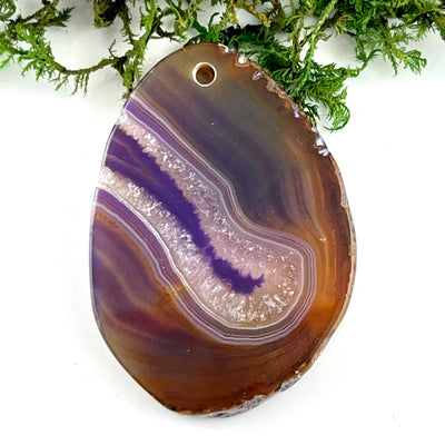 Brazilian Agate - Drilled Pendant